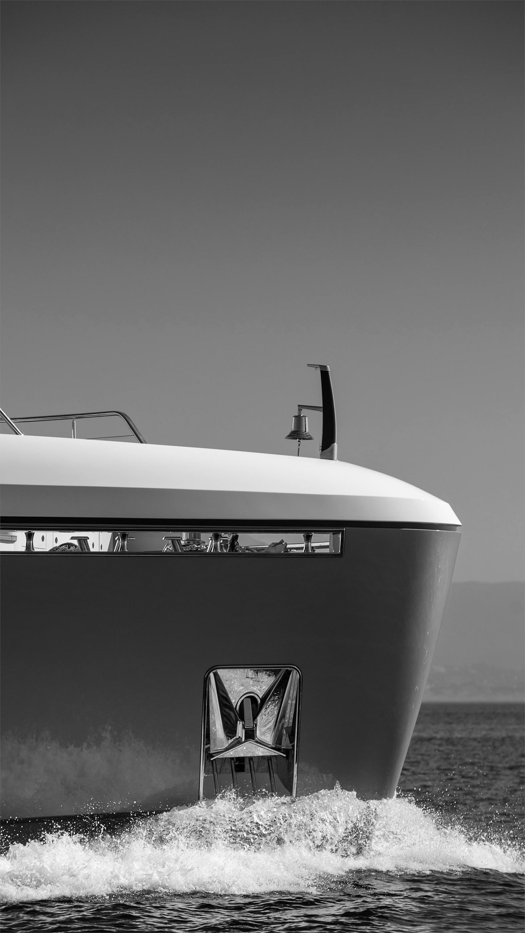 Yacht at sea
